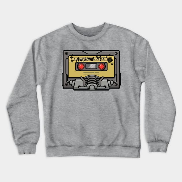 Star Lord's Awesome Mix Crewneck Sweatshirt by Pufahl